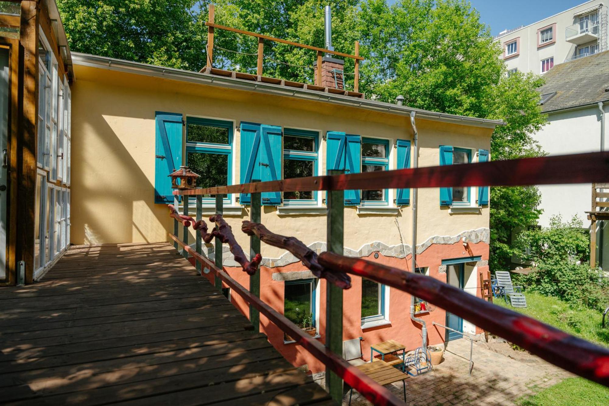 The Upholstery Tinyhouse Deluxe Eco Chalet Kreativ Citynah Κέμνιτς Εξωτερικό φωτογραφία