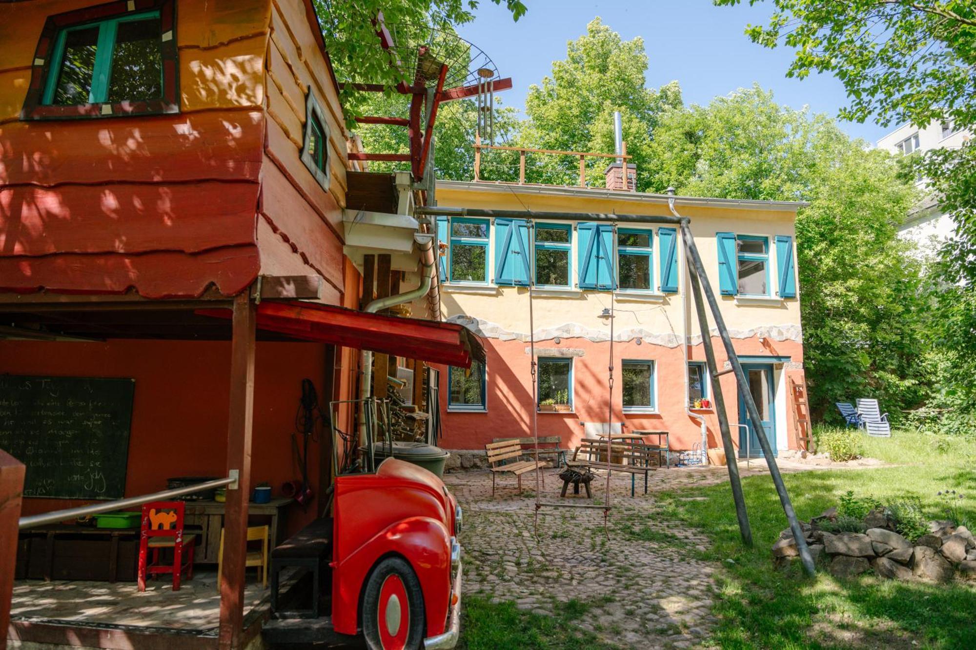 The Upholstery Tinyhouse Deluxe Eco Chalet Kreativ Citynah Κέμνιτς Εξωτερικό φωτογραφία